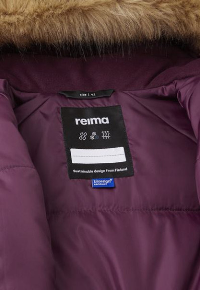 Dětský zimní overal s membránou Reima Lappi - Deep purple