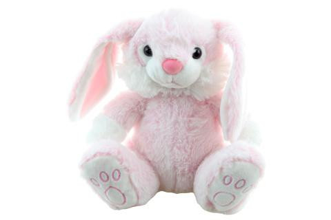 Plyšový králík růžový 23 cm