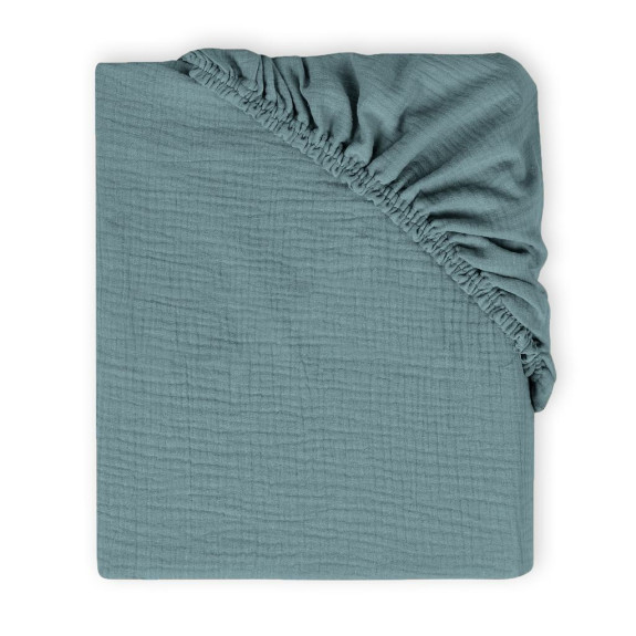 Mušelínové prostěradlo s gumou 60 x 120 cm BabyMatex