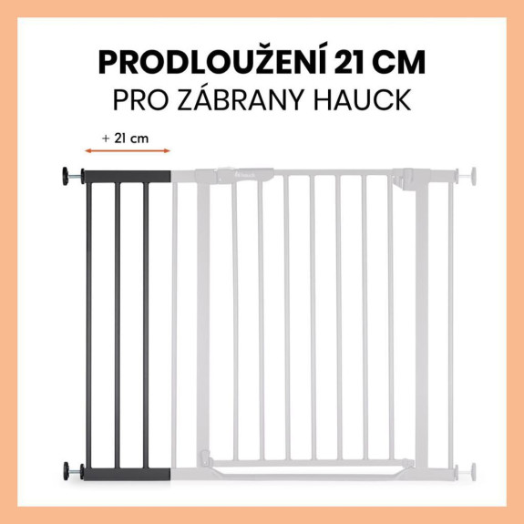 Zábrana Open N Stop 2 rozšíření o 21 cm Hauck