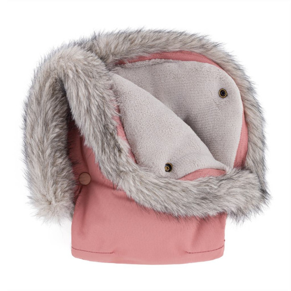 Set zimní fusak Comfy 4 v 1 + rukavice na kočárek Furry Petite & Mars