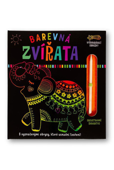 Barevná zvířata - Vyškrabávací obrázky