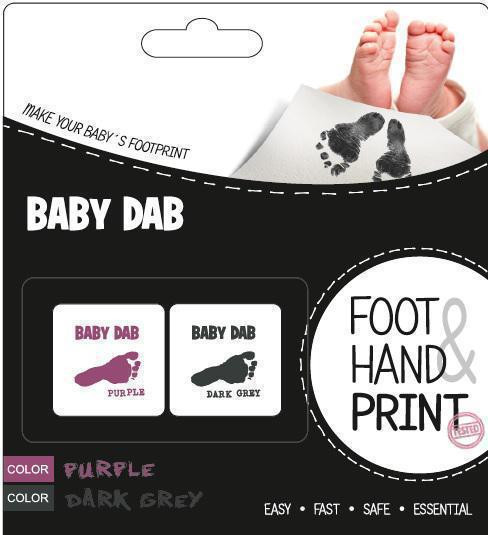 Barva na dětské otisky Baby Dab 2ks