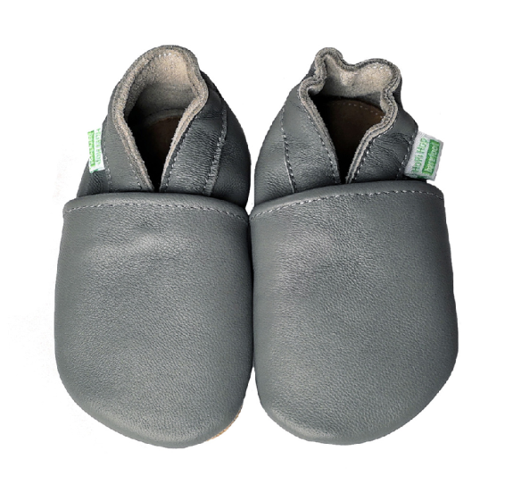Kožené capáčky Barefoot Vel. L (12-18 měs.) Hopi Hop