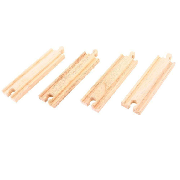 Střední rovné koleje 16 cm 4 ks Bigjigs Rail