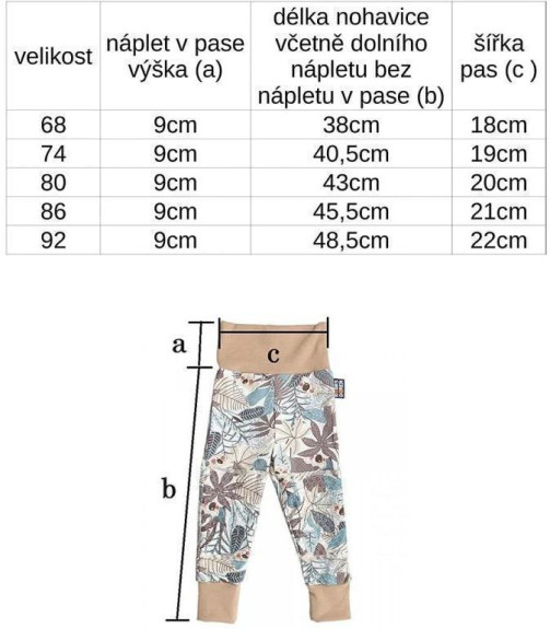 Protiskluzové kalhoty pro děti na lezení bio želvy zelený lem