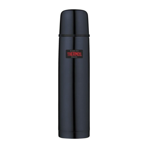 Termoska s tlačítkovým uzávěrem a šálkem 1 l Thermos 
