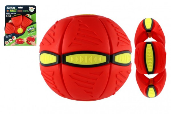 DiskMíč Hoď disk, chyť míč! plast 22 cm