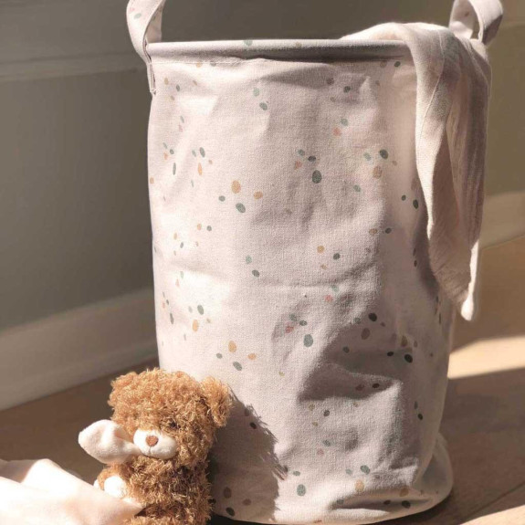 Mier Úložný koš small Dots Petú Petú