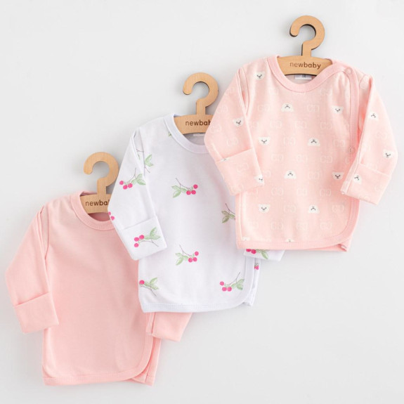Kojenecká košilka Classic II 3 ks girl New Baby