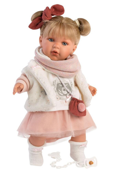 Llorens 42402 JULIA - Realistická panenka se zvuky 42 cm