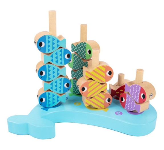 Motorická hra 3 v 1 Velryba 2Kids Toys
