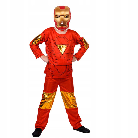 Dětský kostým Iron man s maskou a rukavicemi