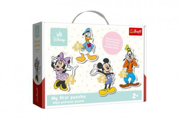Baby puzzle Mickey Mouse a přátelé 14 dílků 24 m+ Trefl