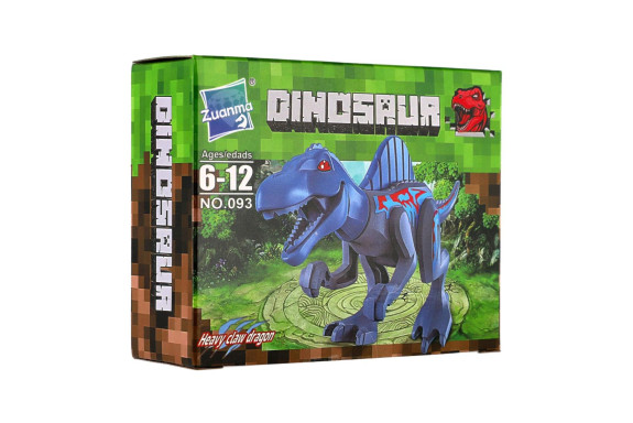 Stavebnice dinosaurus plast mix druhů v krabičce 13x10cm