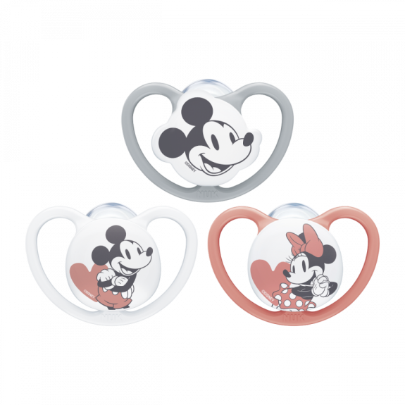 Silikonové šidítko Dudlík Space Disney Mickey Mouse Vel. 6-18 m Nuk