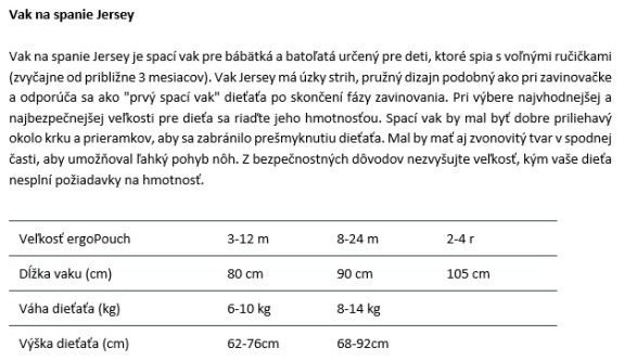 Pytel na spaní organická bavlna Jersey Oatmeal Marle 0,2 tog ErgoPouch