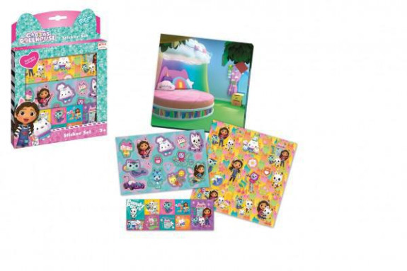 Gabby/Gabby's Dollhouse dárkový box se samolepkam