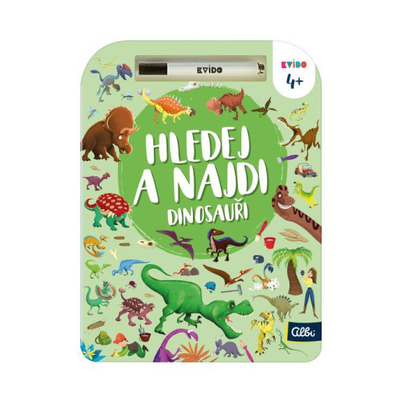 Kvído - Hledej a najdi: Dinosauři Albi