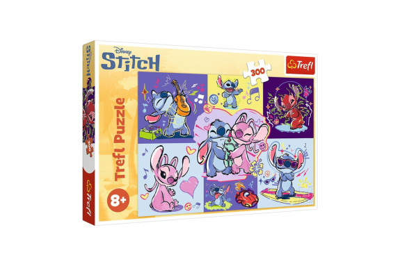 Puzzle Lilo&Stitch - Bláznivý Stitch 300 dílků 60x40 cm
