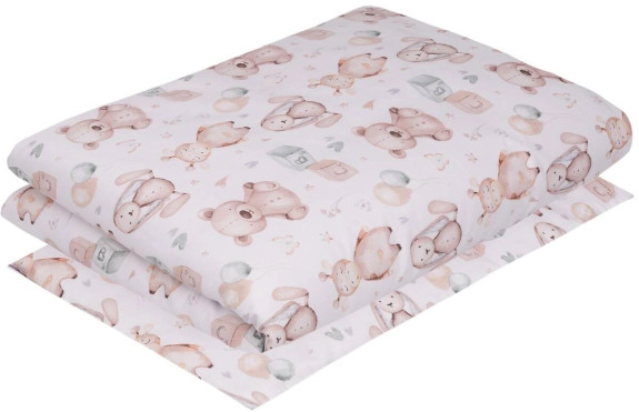 Sada povlečení 2dílné bavlněné 120 x 90 cm Veselé hračky Infantilo
