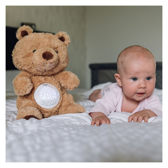 Free2Play Usínáček s hudbou a světelnou projekcí Teddy Bear FreeON