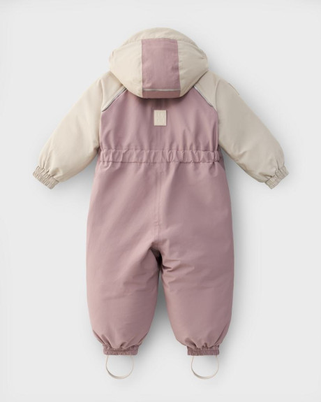 Zimní kombinéza Color Block Pink Slate Leokid