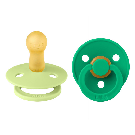 Dudlíky kaučuk 2 ks 6-18 měsíců Colour Bibs