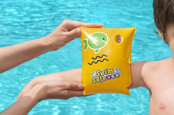 Nafukovací rukávky Step C Wondersplash S-M 25 x 15 cm Bestway