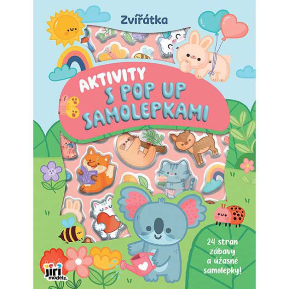 Aktivity s pop-up samolepkami Roztomilá zvířátka