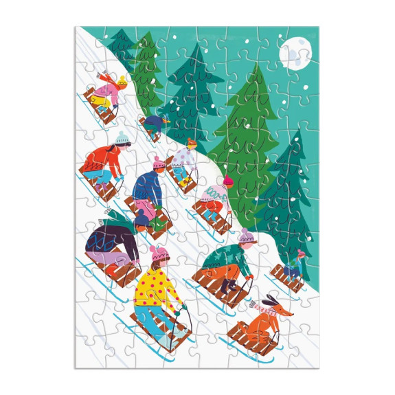 Galison Puzzle adventní kalendář 12 v 1