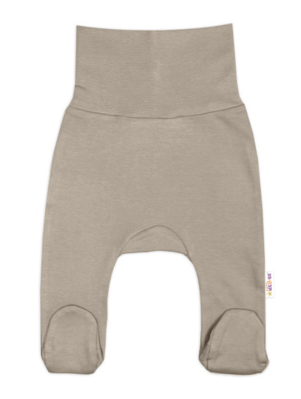 Bavlněná souprava pro miminko do porodnice Made with love, tm. béžová Baby Nellys