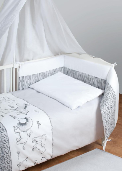 Dvoudílná sada ložního prádla Bianco Safari BabyMatex
