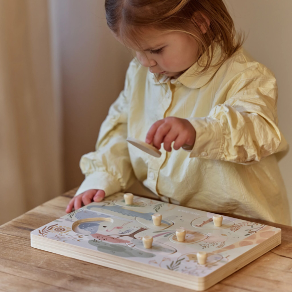Vkládací puzzle se zvukem Safari Friends Little Dutch