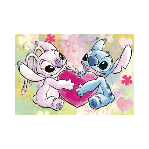 Stitch: Love story Puzzle 24 dílků Dino