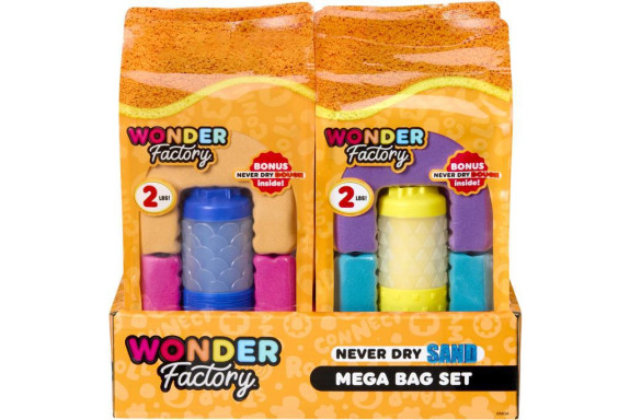 Nevysychající písek a modelína v tašce Wonder