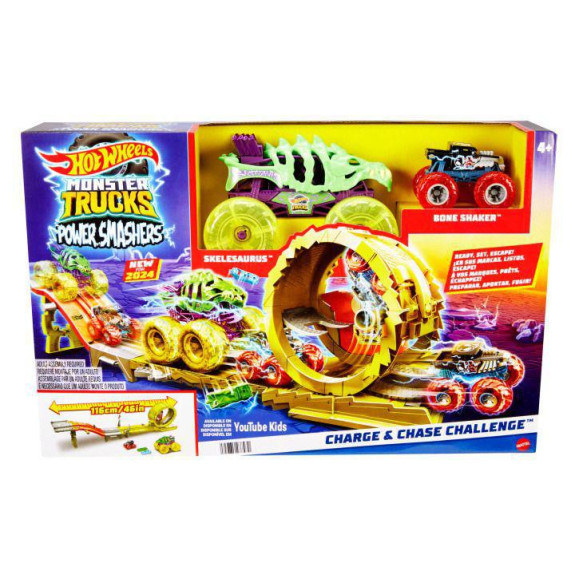 Hot Wheels Monster trucks power smashers dráha masivní destrukce