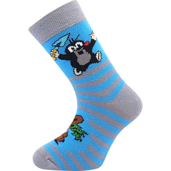Ponožky dětské Krtek obrázkové chlapecké (3 páry)