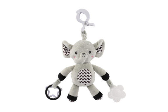 Chrastítko plyš 30 cm závěs na postýlku/kočárek 0 m+ babyted