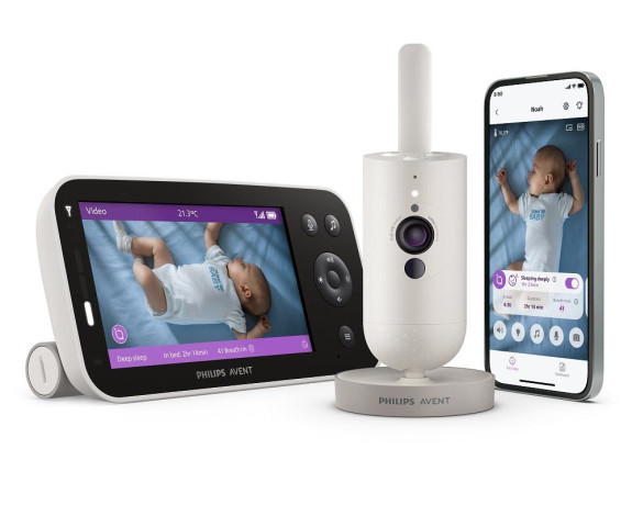 Chytrá chůvička Premium s překladem pláče, sledováním spánku a dýchání Philips Avent