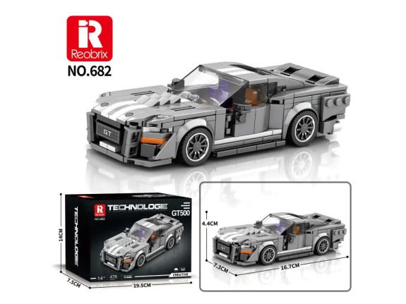 Americký muscle car GT500 1:24 Reobrix