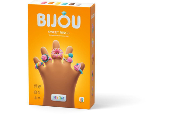 Bijou roztomilé prstýnky Hey Clay