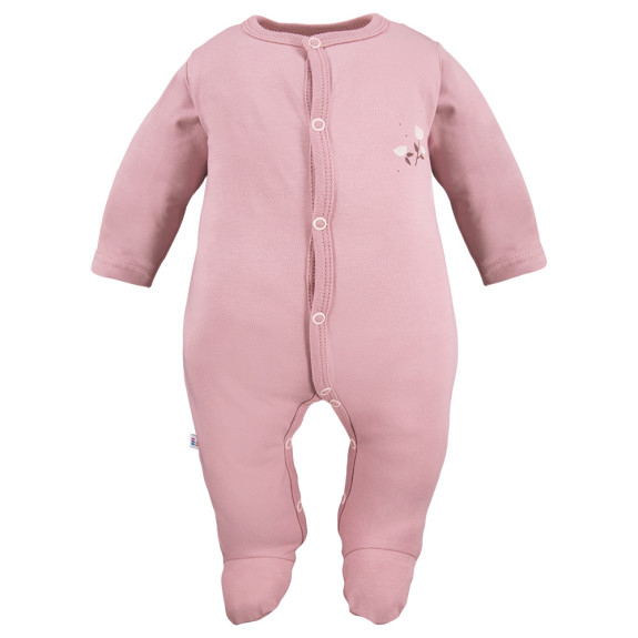 Kojenecký overal Petite květinky růžový Eevi