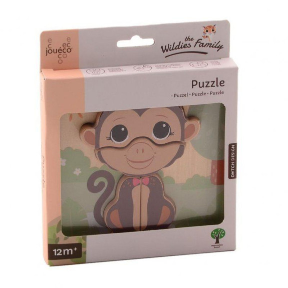 The Wildies Family dřevěné mini puzzle