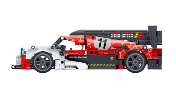 Stavebnice závodní auto 472 dílků na zpětné natažení iM.Master