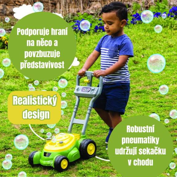 Bublifuková sekačka John Deere Kids