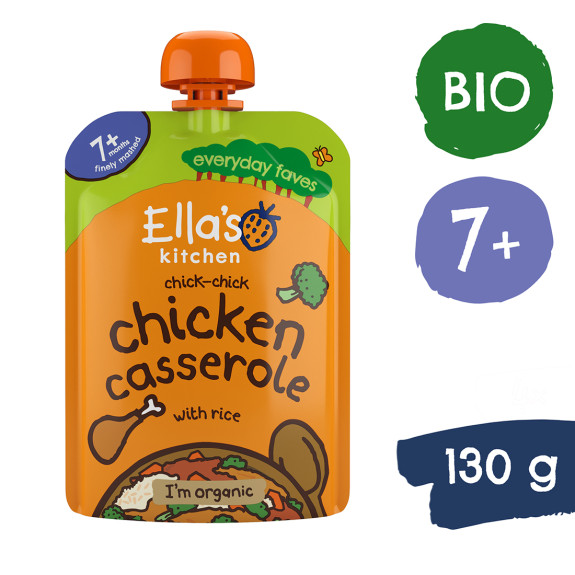 BIO Kuřecí nákyp s rýží 130 g Ella's Kitchen