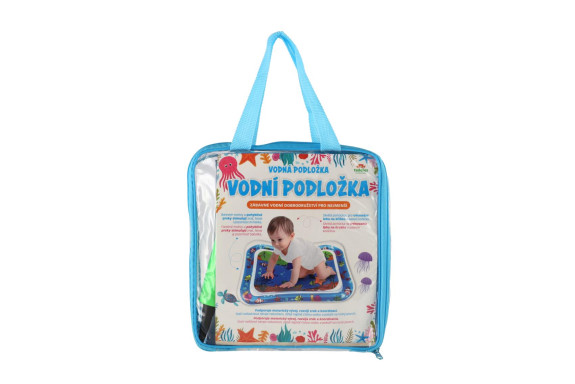 Vodní podložka mořská zvířátka nafukovací 65x48cm s pumpičkou