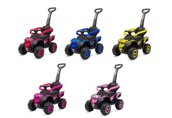 Dětské elektrické odrážedlo Baby Mix Ruggy s vodící tyčí