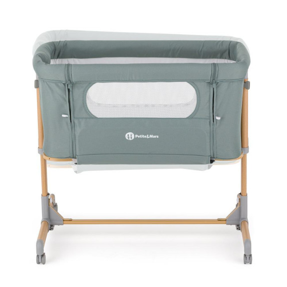Postýlka dětská polohovatelná Grace Compact Foggy Green Petite&Mars